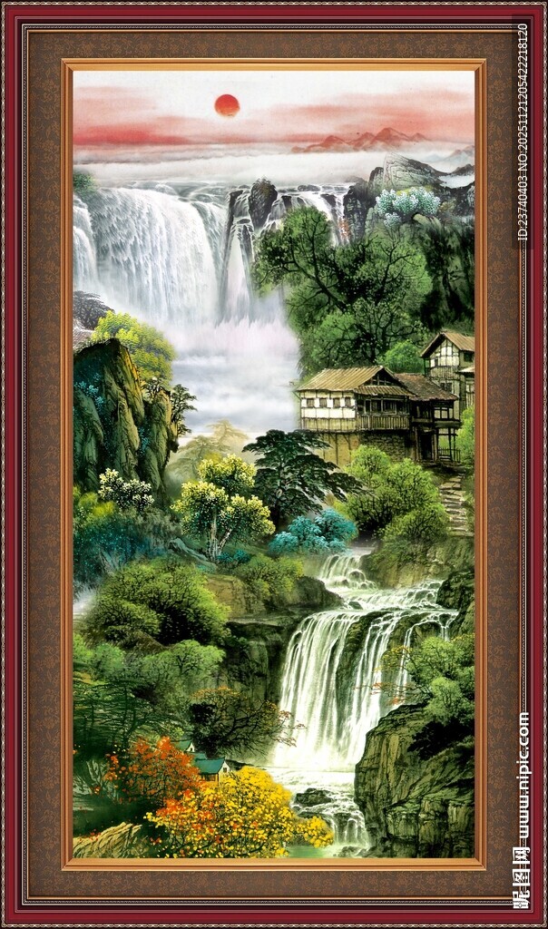 国画山水画