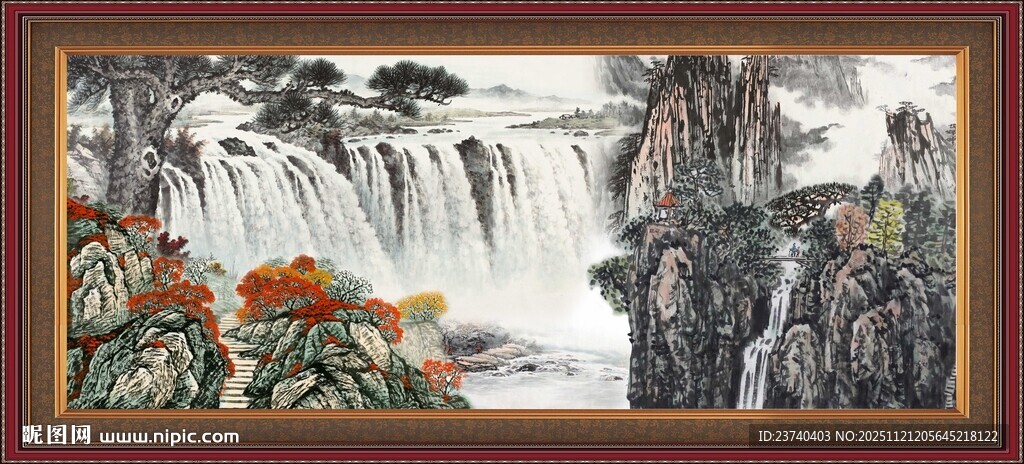 巨型山水画 