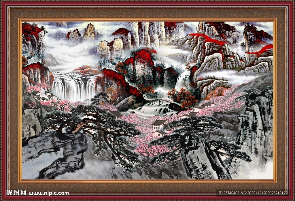 巨型山水画