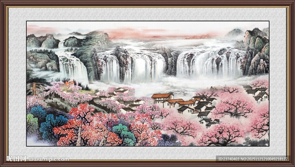 巨型山水画
