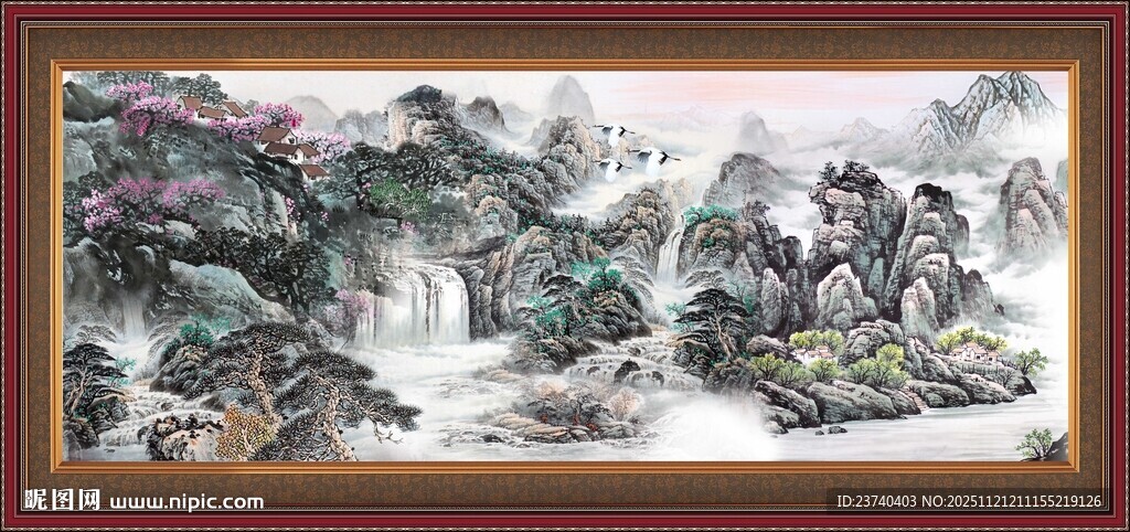 山水国画