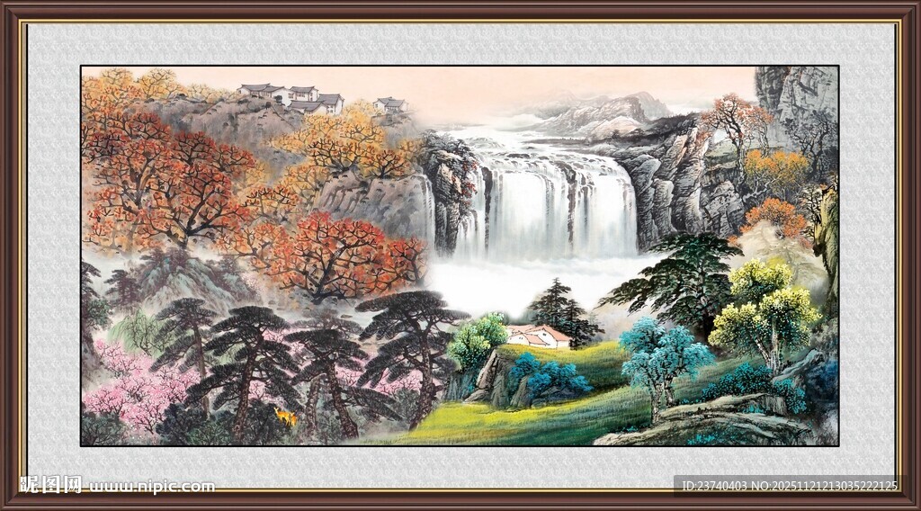 客厅山水画