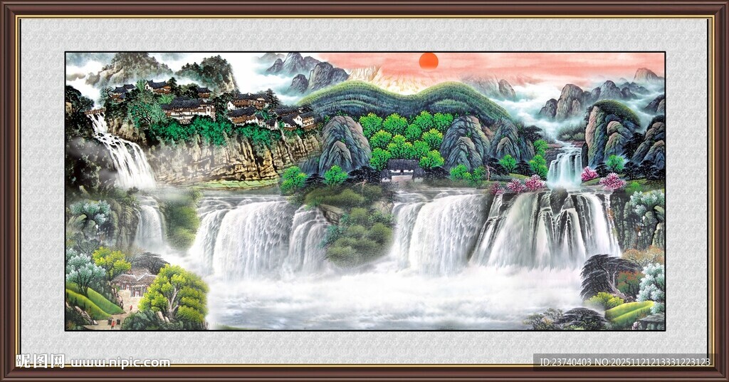 客厅山水画