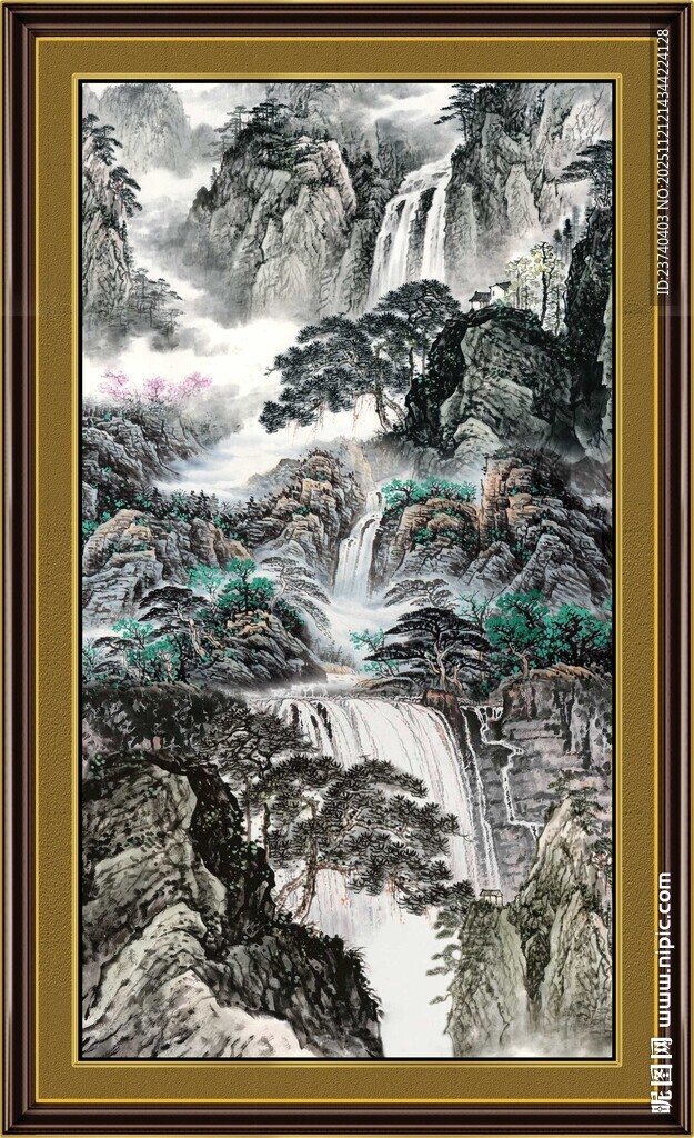 客厅山水画