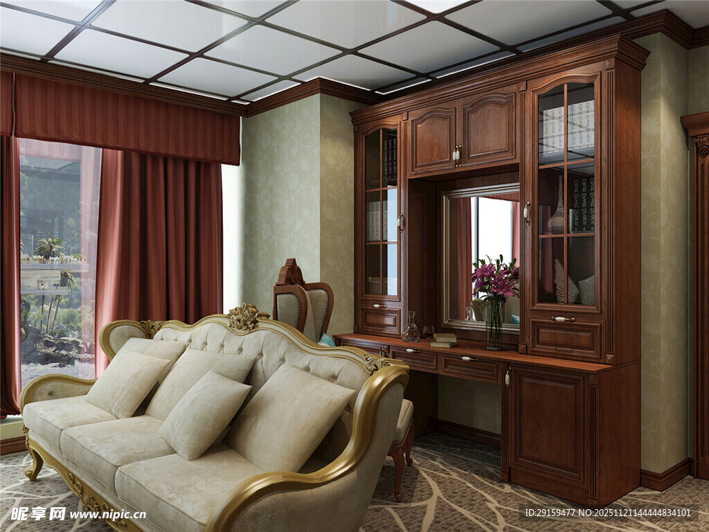 豪华客厅家居陈设展示