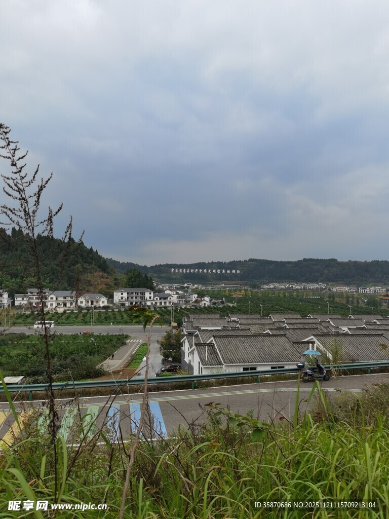 乡村田野风光景色