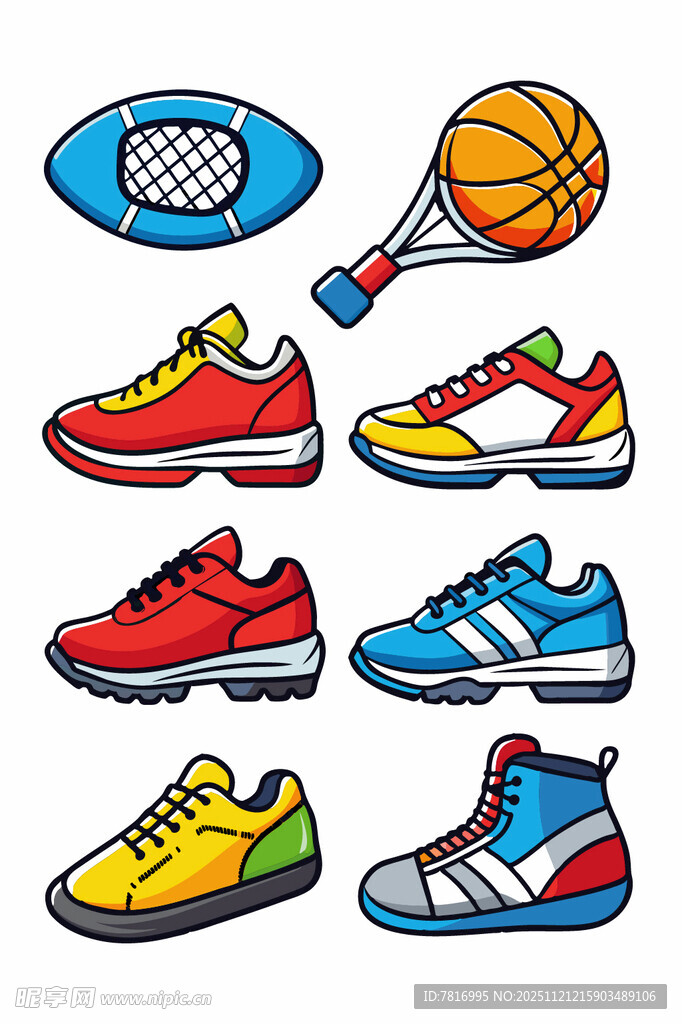 多彩运动装备与时尚鞋款