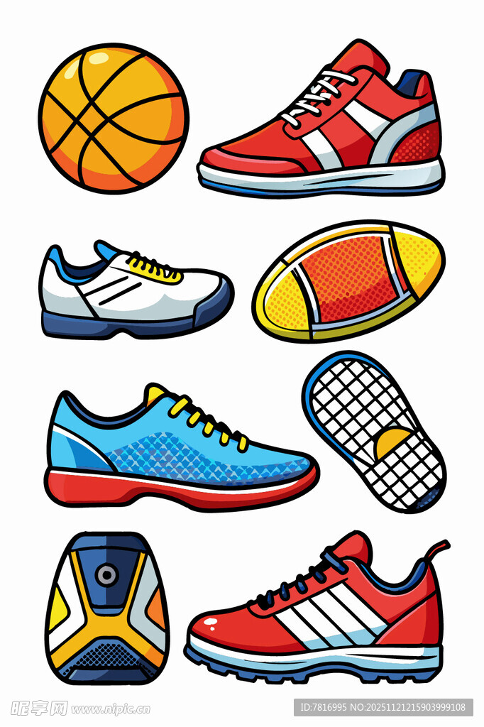 多彩运动装备展示