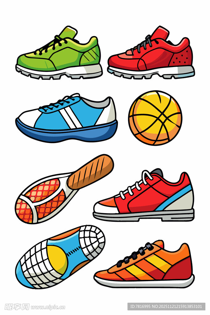 多彩运动装备展示