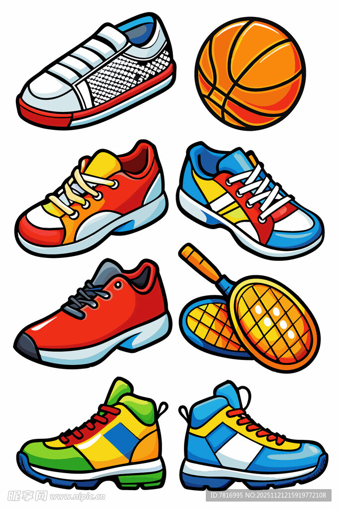 多彩运动装备展示