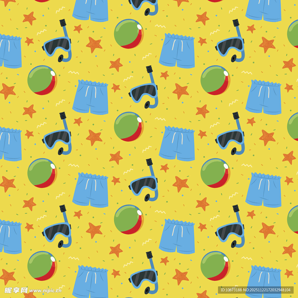 童趣卡通图案背景