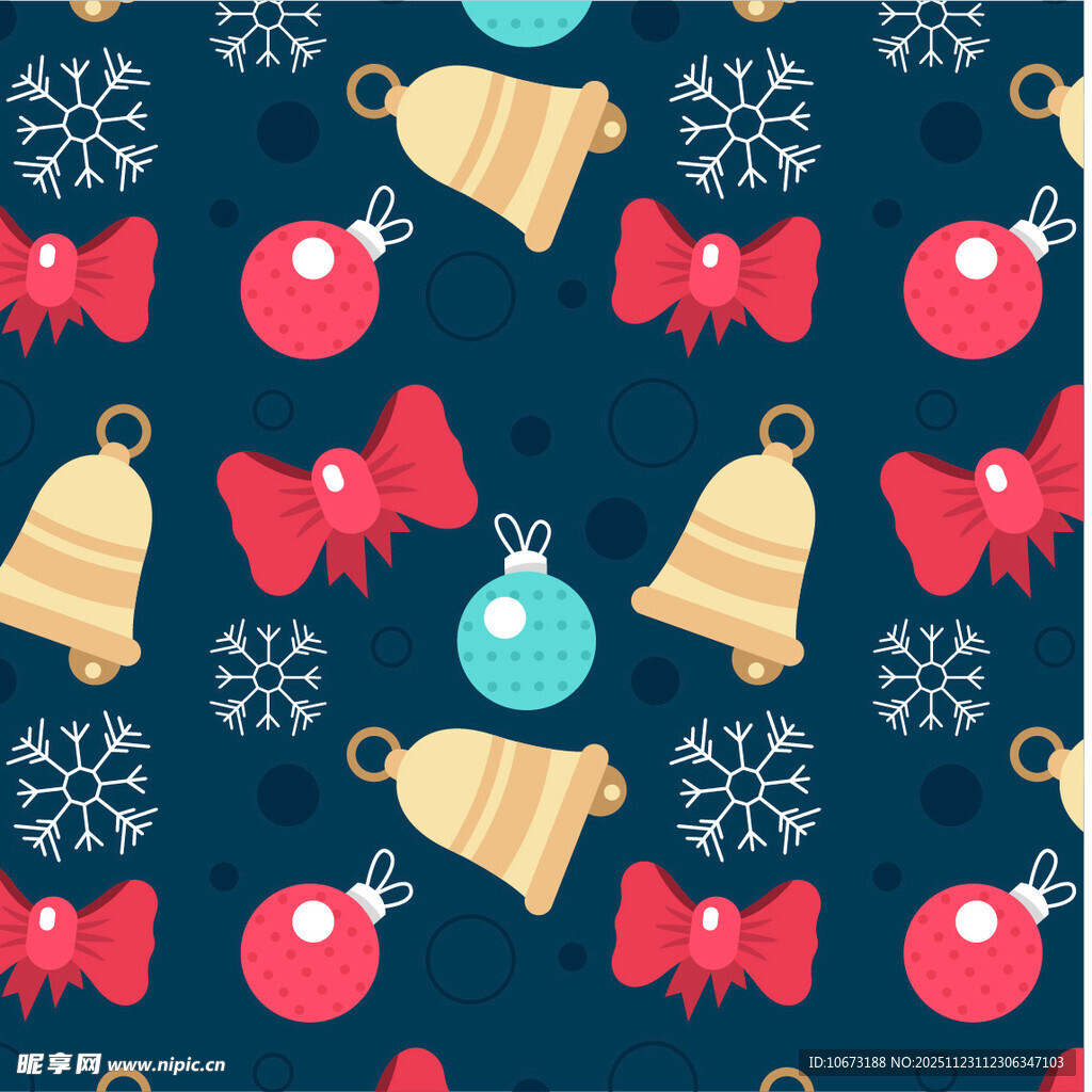 圣诞装饰图案背景图