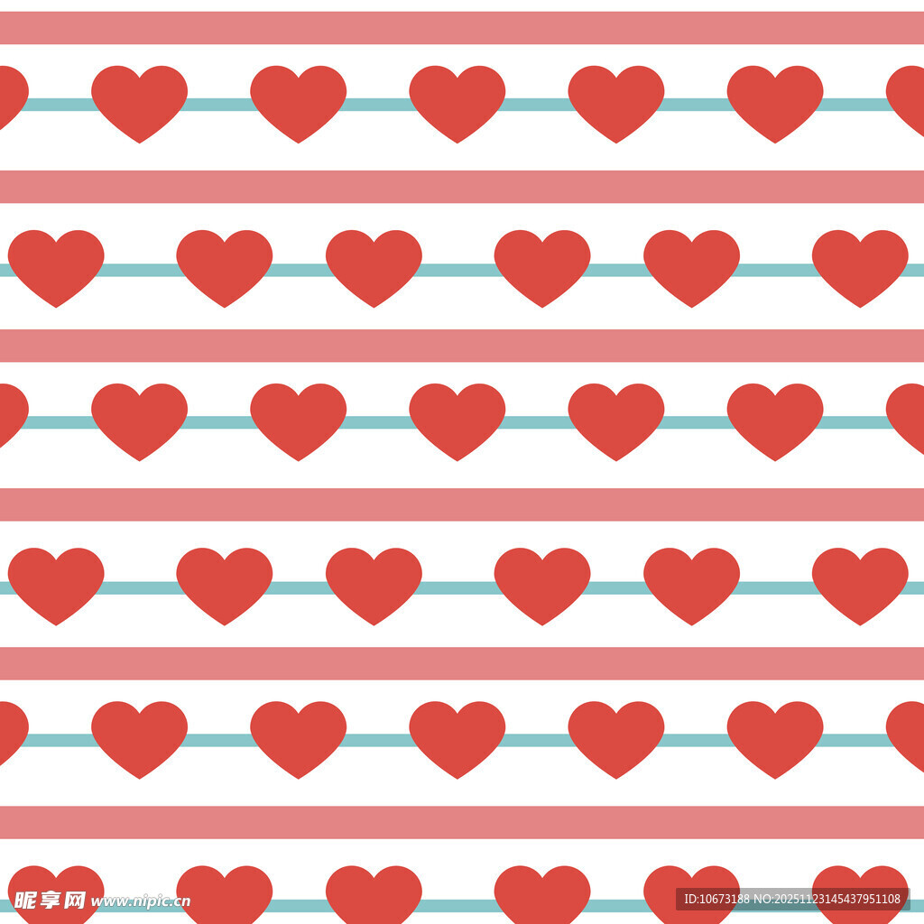 爱心条纹图案背景