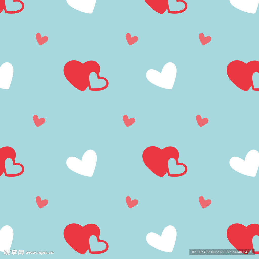 爱心图案背景