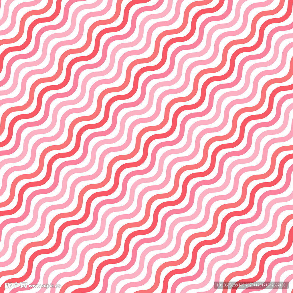 粉色波浪纹几何图案背景