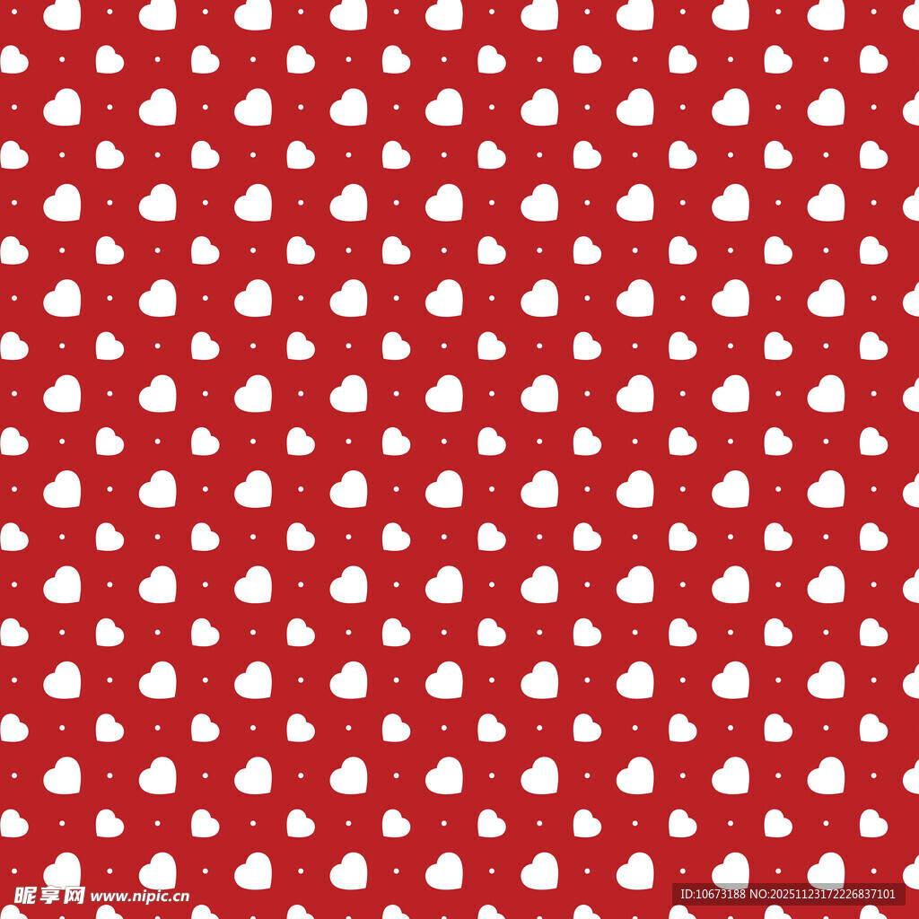 红色波点图案背景纹理