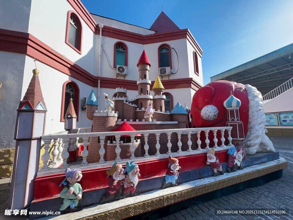 梦幻童话风建筑景观