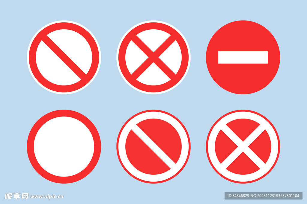 禁止类交通标志