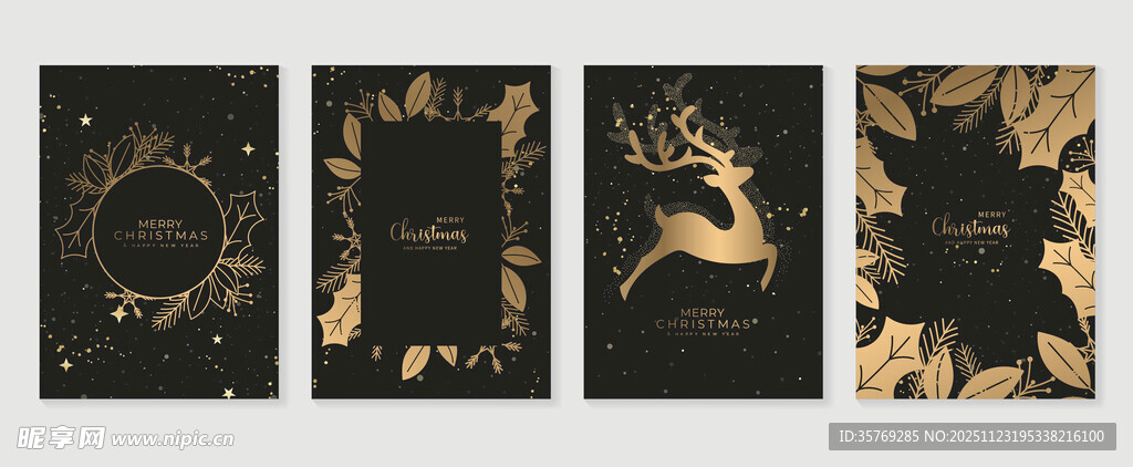 黑金抽象艺术背景