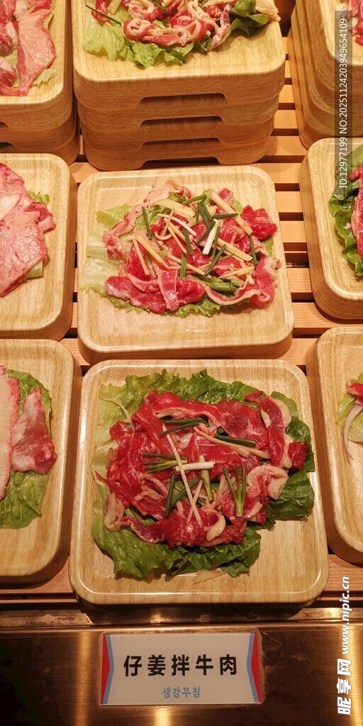 精美刺绣牛肉作品展示