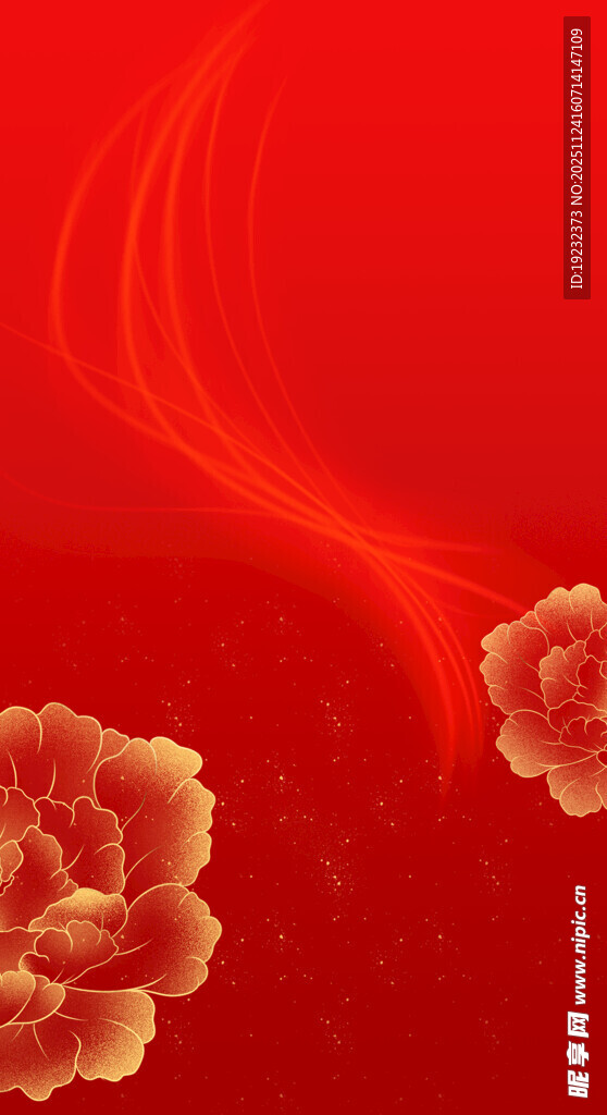 红色背景
