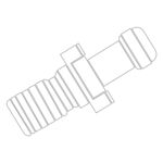 螺栓零件轮廓图