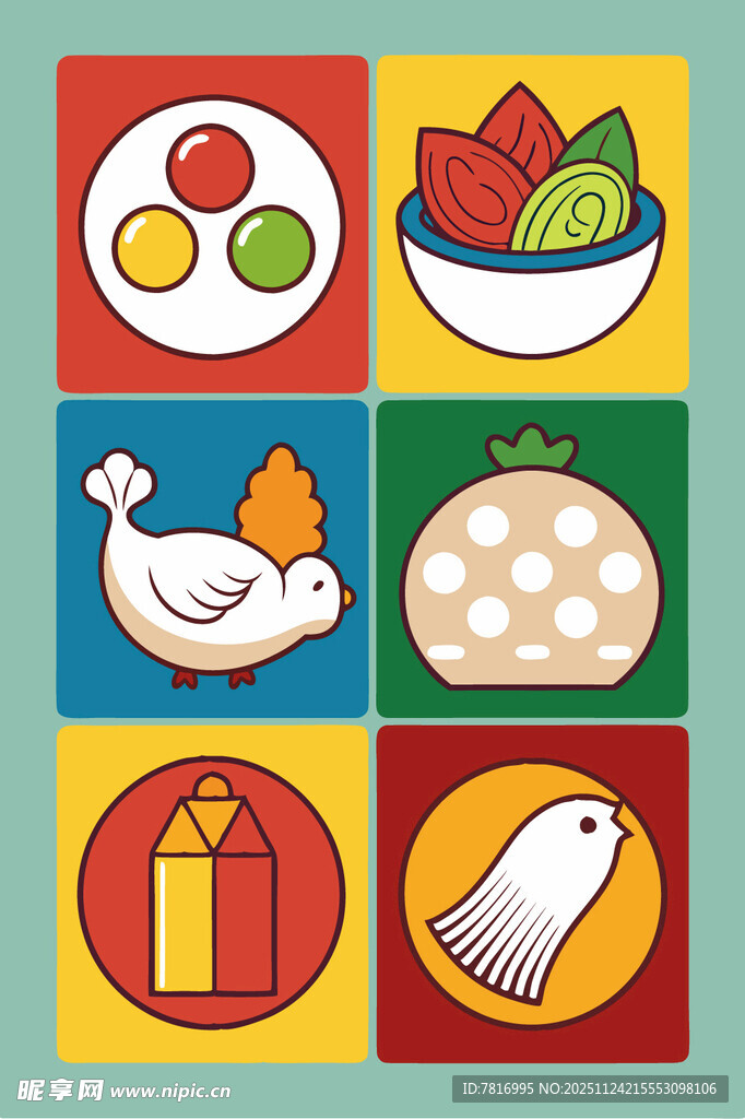 传统美食与吉祥图案集锦