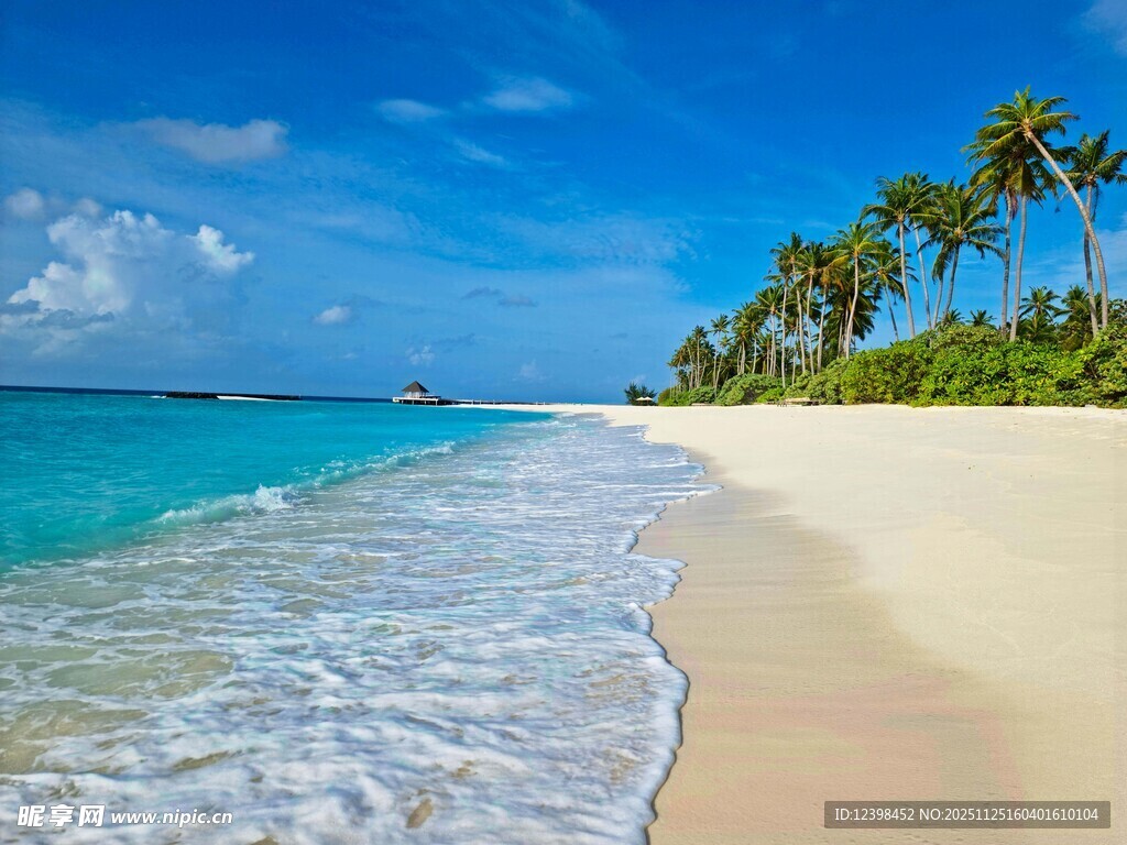 美丽热带海滩风光