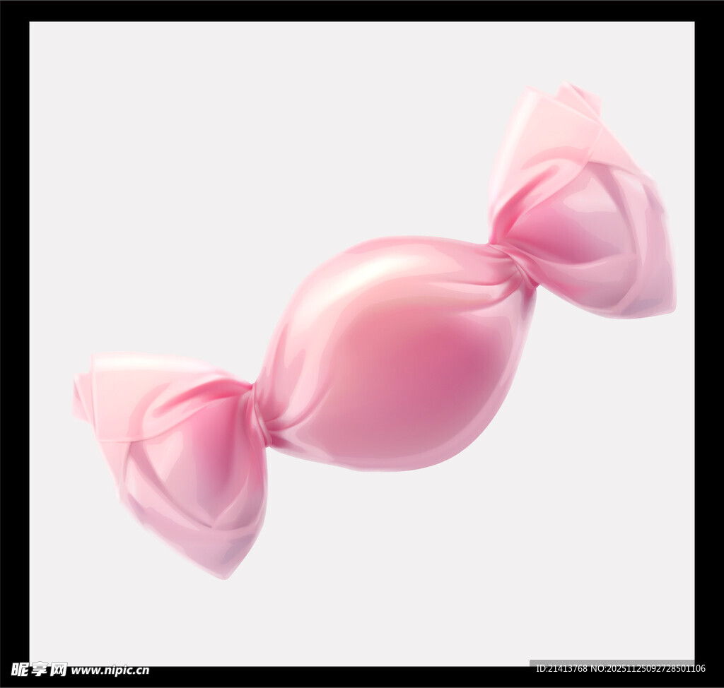 粉色糖果造型模型