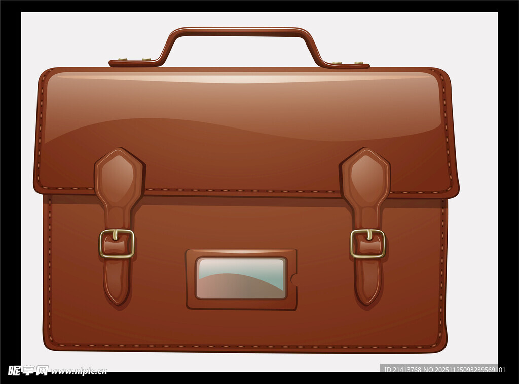 复古棕色行李箱