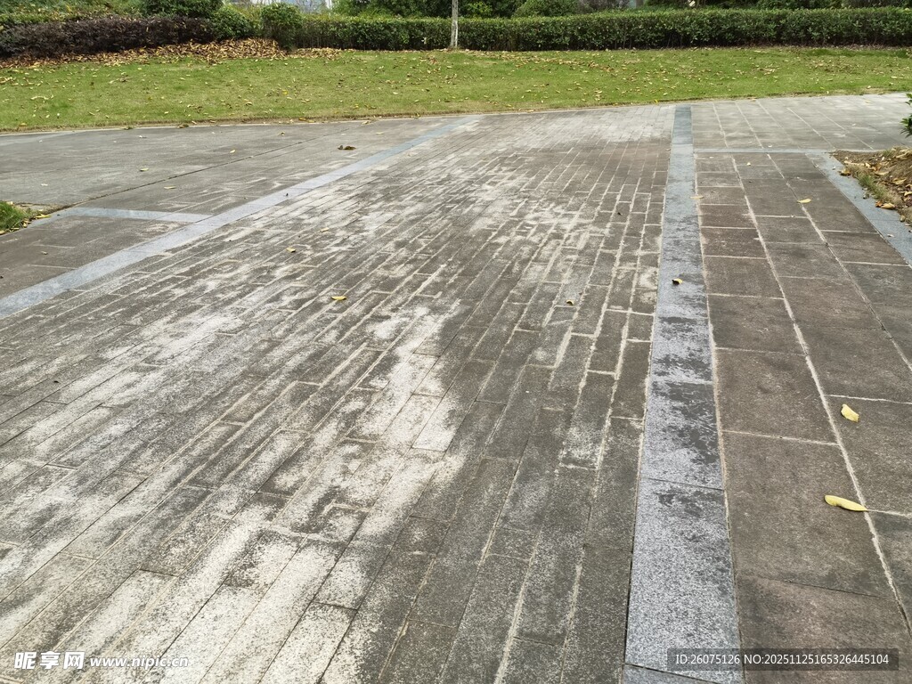 泥泞道路留下深深车辙