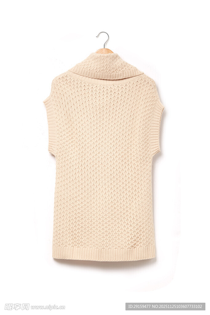 米色无袖上衣展示