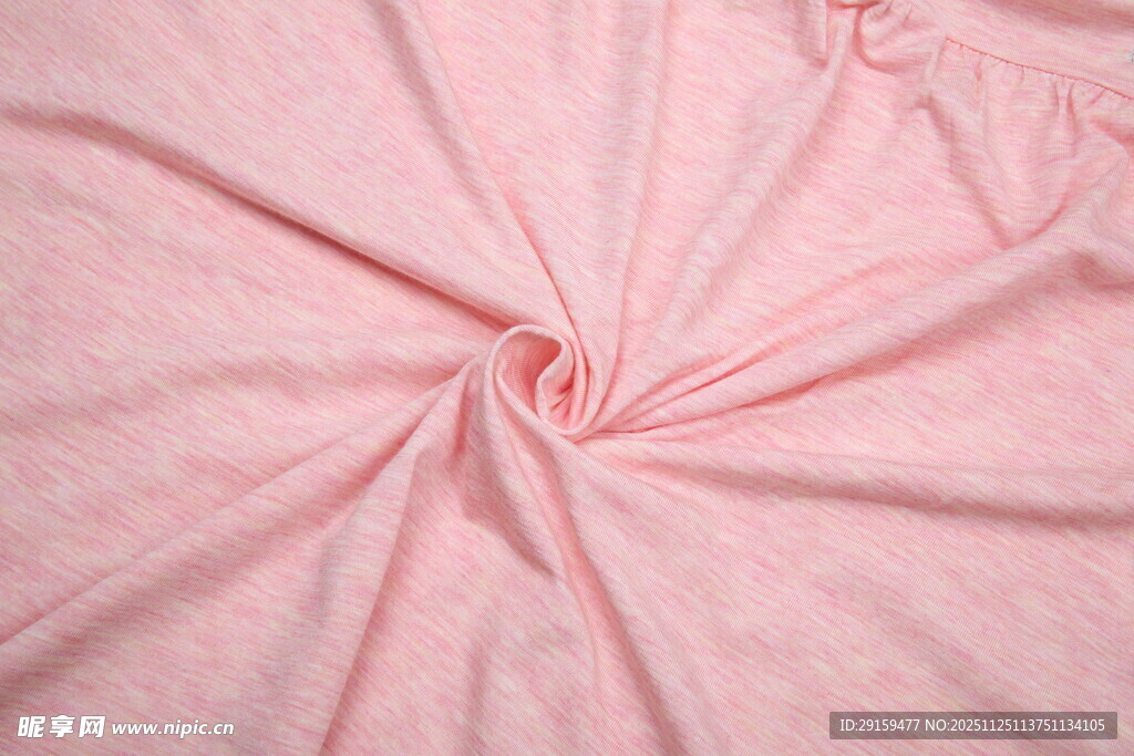 粉色柔软布料纹理特写