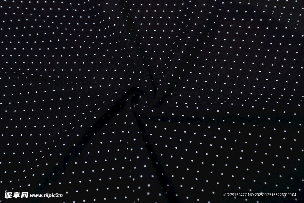 黑色波点布料纹理