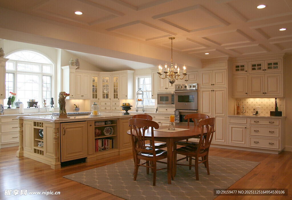 现代风格温馨开放式厨房