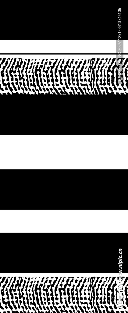 黑白花纹装饰图案