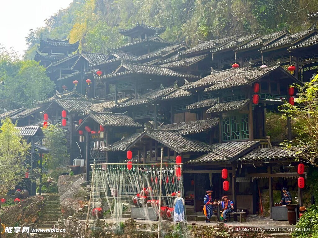 三峡人家的景色图