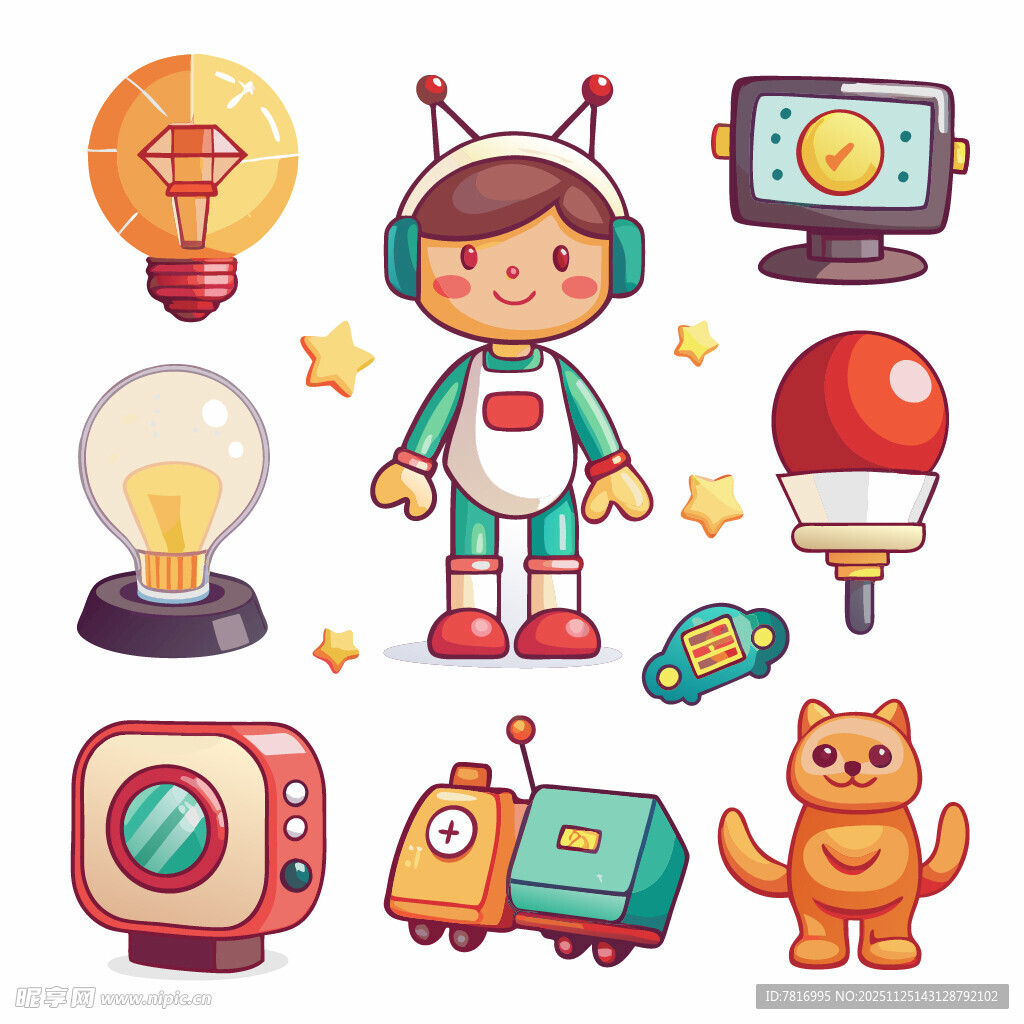 可爱宇航员与科技小物