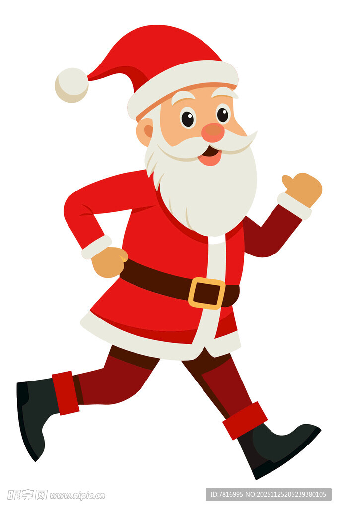 奔跑的圣诞老人
