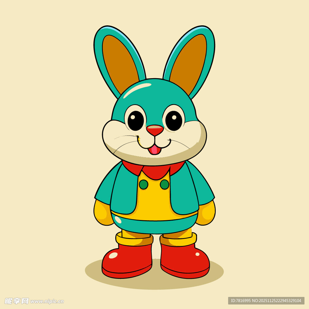 可爱卡通兔子形象