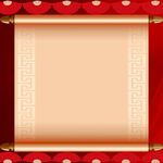 中式卷轴背景图