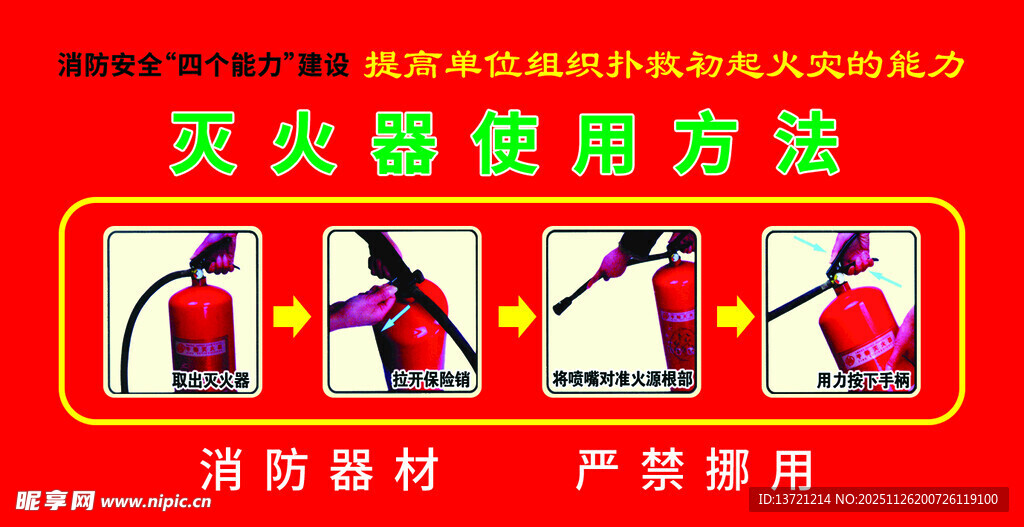 灭火器使用