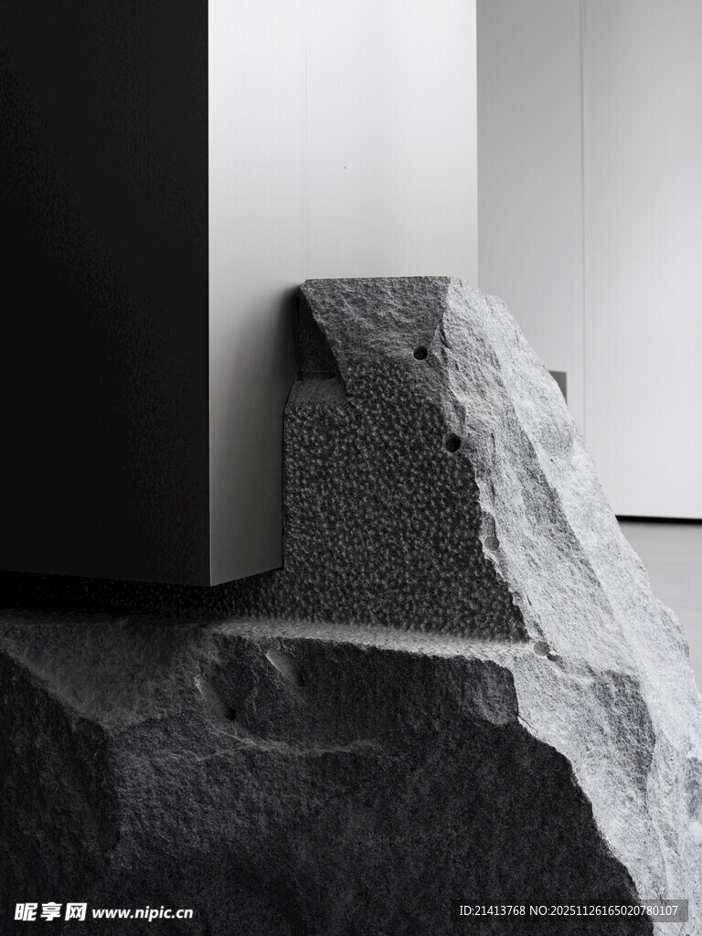 现代风格石材室内景观