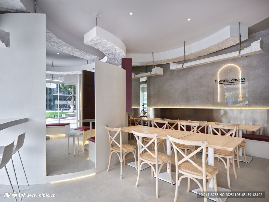 现代简约风餐厅室内场景