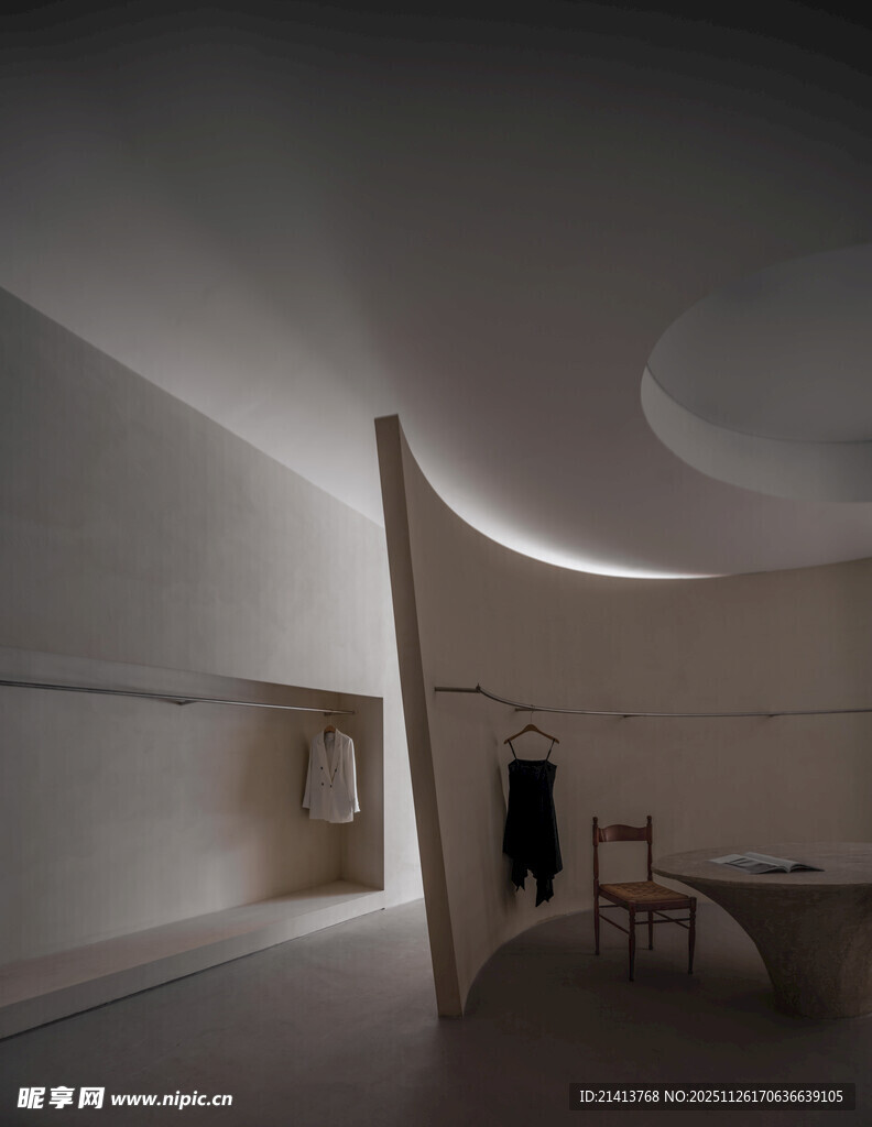 简约现代室内空间场景