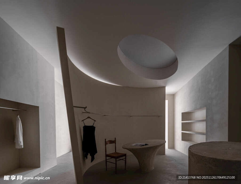 简约现代室内空间场景