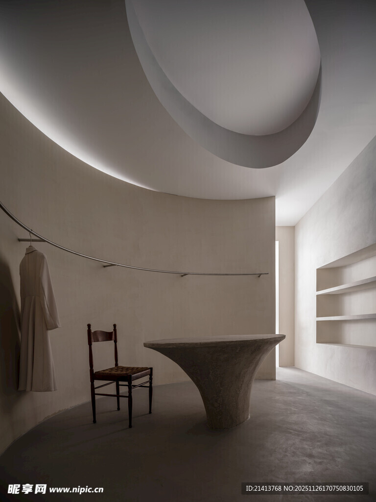极简风室内空间场景