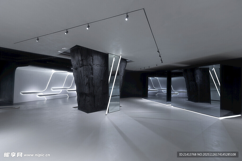 现代简约工业风室内空间