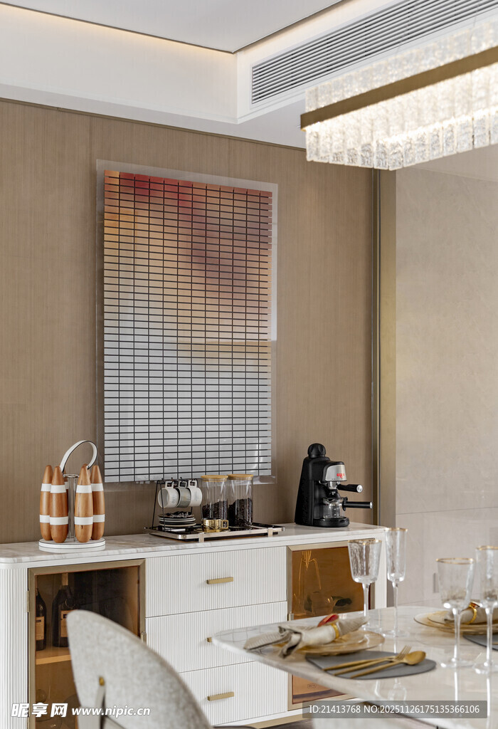 现代简约风餐厅室内场景