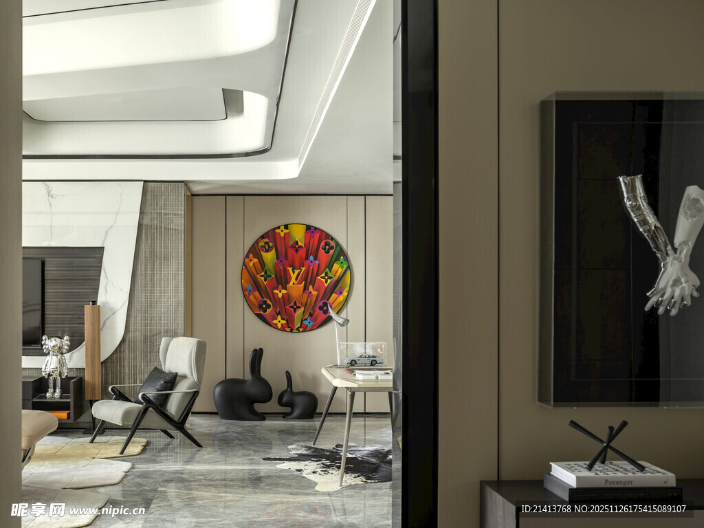 现代简约风格客厅一角